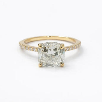 2 Carat Cushion Cut Diamond Engagement Ring