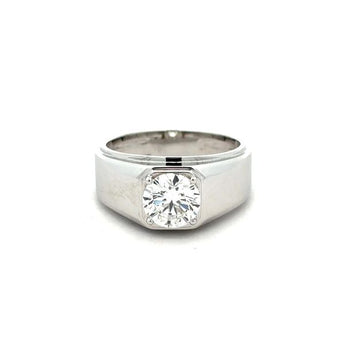 2 Carat Diamond Solitaire Ring for Men