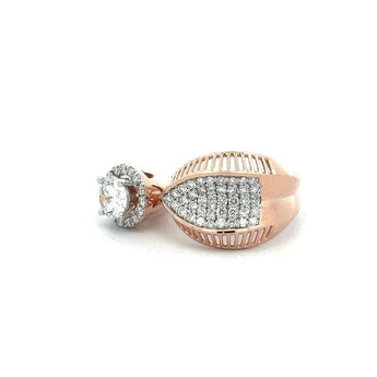 Luxury Round Cut Diamond Halo Engagement Ring