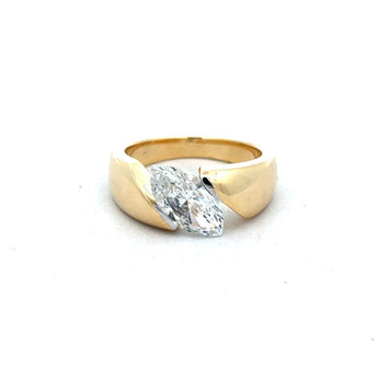 2 Carat Marquise Diamond Solitaire Ring
