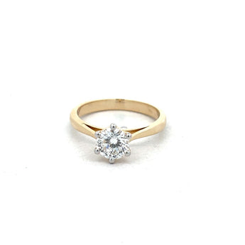 1 Carat Round Solitaire Diamond Engagement Ring