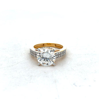 4 Carat Brilliant Cut Solitaire Diamond Ring