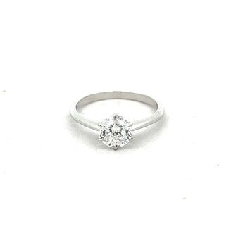 1.1 Carat Classic Yellow Gold Round Solitaire Diamond Ring