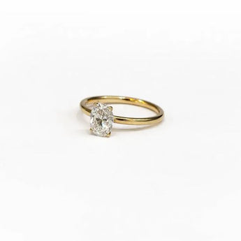 1.04 Carat Diamond Yellow Gold Solitaire Ring