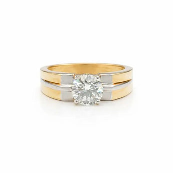 1.35 Carat Lab-Grown Diamond Rose Gold Solitaire Ring