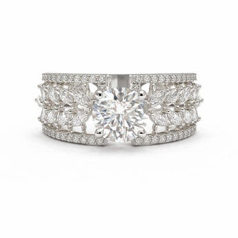 1 Carat Round Diamond Engagement Ring