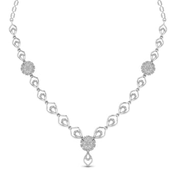 Buy Gold Diamond Minimalist Necklace at Ivana Jewels Best lab grown diamond jewellery brand
