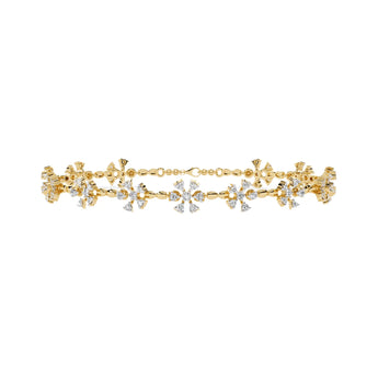 Buy Snowflake Diamond Bracelet from Ivana Jewels Best lab grown diamond jewellery brand