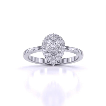 Buy Simple Diamond Engagement Ring from Ivana Jewels Best lab grown diamond jewellery brand