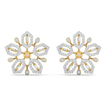 Buy 1 Carat Diamond Stud Earring from Ivana Jewels Best lab grown diamond jewellery brand