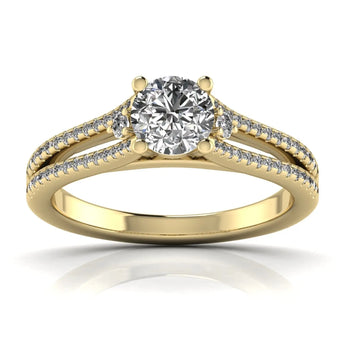 Buy 70 Pointer Diamond Engagement Ring from Ivana Jewels Best lab grown diamond jewellery brand
