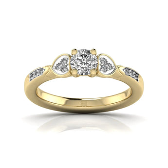 Buy Clustered Celebration Diamond Engagement Ring from Ivana Jewels Best lab grown diamond jewellery brand