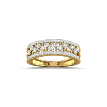 Buy Sparkling Platinum Diamond Eternity Ring from Ivana Jewels Best lab grown diamond jewellery brand