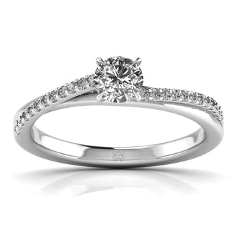 Buy Radiant Promise Diamond Engagement Ring from Ivana Jewels Best lab grown diamond jewellery brand