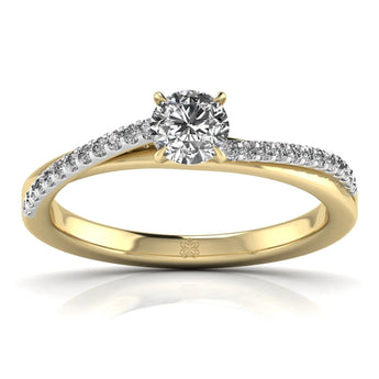Buy Radiant Promise Diamond Engagement Ring from Ivana Jewels Best lab grown diamond jewellery brand
