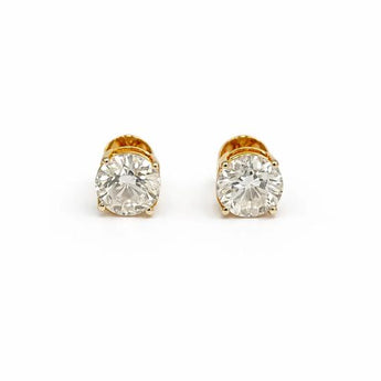 Classic Crystal Diamond-Look Daily Wear Earrings