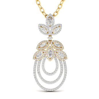Buy Staid Lab Grown Diamond Pendant Online from Ivana Jewels Best lab grown diamond jewellery brand