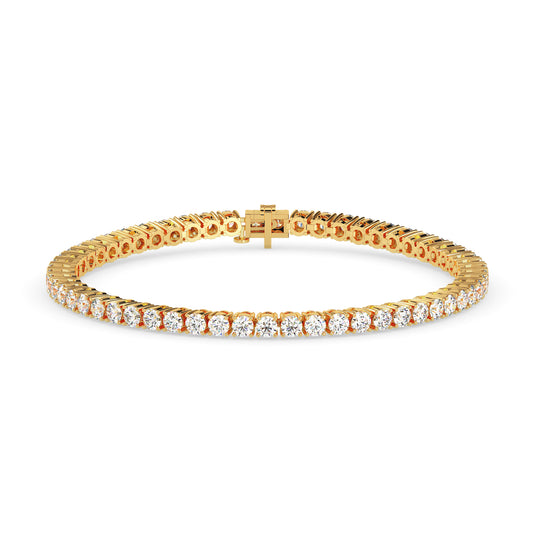 Round Cut Diamonds Chain Bracelet