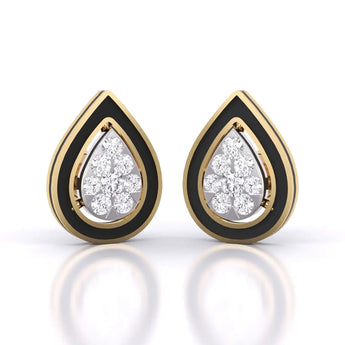 Buy Drop Shaped Diamond Stud Earring from Ivana Jewels Best lab grown diamond jewellery brand