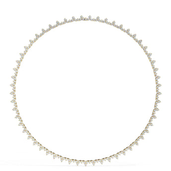 Textured Circle Necklace Best lab grown diamond jewellery brand