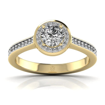 Buy Timeless Diamond Engagement Ring from Ivana Jewels Best lab grown diamond jewellery brand