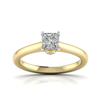 Buy Kessler Princess Cut Diamond Engagement Ring from Ivana Jewels Best lab grown diamond jewellery brand