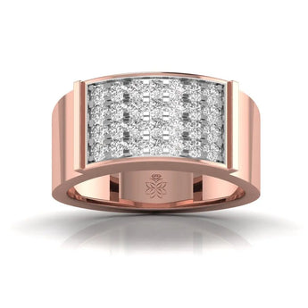 Buy Timeless Union Diamond Ring for Men from Ivana Jewels Best lab grown diamond jewellery brand