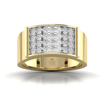 Buy Timeless Union Diamond Ring for Men from Ivana Jewels Best lab grown diamond jewellery brand