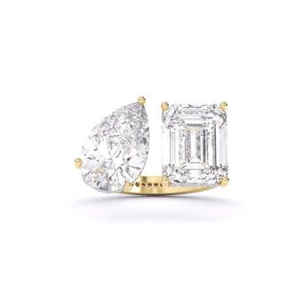 Buy Mixed Fancy Diamond Engagement Ring from Ivana Jewels Best lab grown diamond jewellery brand