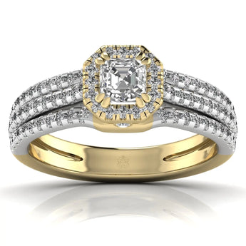 Buy Bridal Diamond Engagement Ring from Ivana Jewels Best lab grown diamond jewellery brand