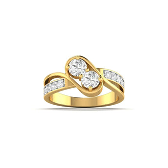 Buy Solitaire Plus Wear Casual Diamond Ring at Ivana Jewels Best lab grown diamond jewellery brand