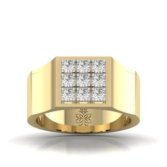 Buy Urban Diamond Ring for Men from Ivana Jewels Best lab grown diamond jewellery brand