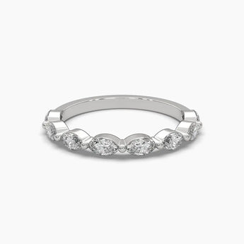 Buy Marquise Mini Diamond Eternity Ring from Ivana Jewels Best lab grown diamond jewellery brand
