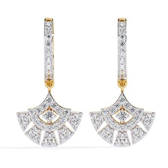 Buy Vintage Style Diamond Stud Earring from Ivana Jewels Best lab grown diamond jewellery brand