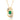 Buy Green Emerald Diamond Pendant Online from Ivana Jewels Best lab grown diamond jewellery brand