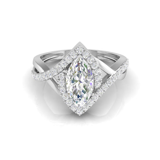 Elegant Marquise Diamond Ring