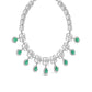 Fancy Shape Diamonds & Round Shape Diamonds Necklace