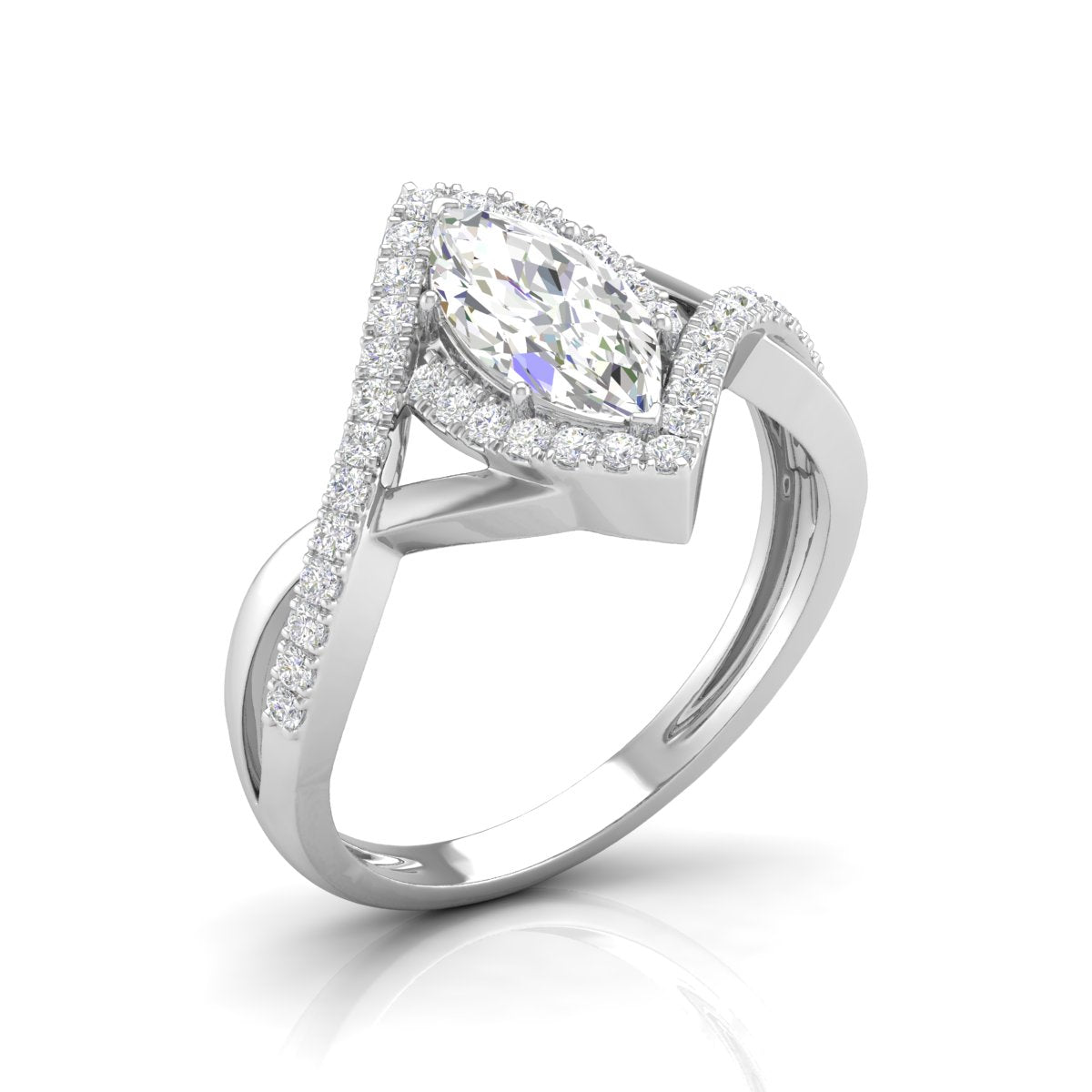 Elegant Marquise Diamond Ring