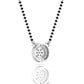 Circle Diamond Mangalsutra Pendant