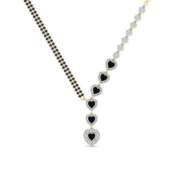 Ivana Woman Mangal Sutra Style Necklace Best lab grown diamond jewellery brand