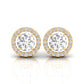 3 Carat Solitaire Classy Spiral Diamond Studs