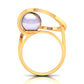 Double Halo Pearl Ring