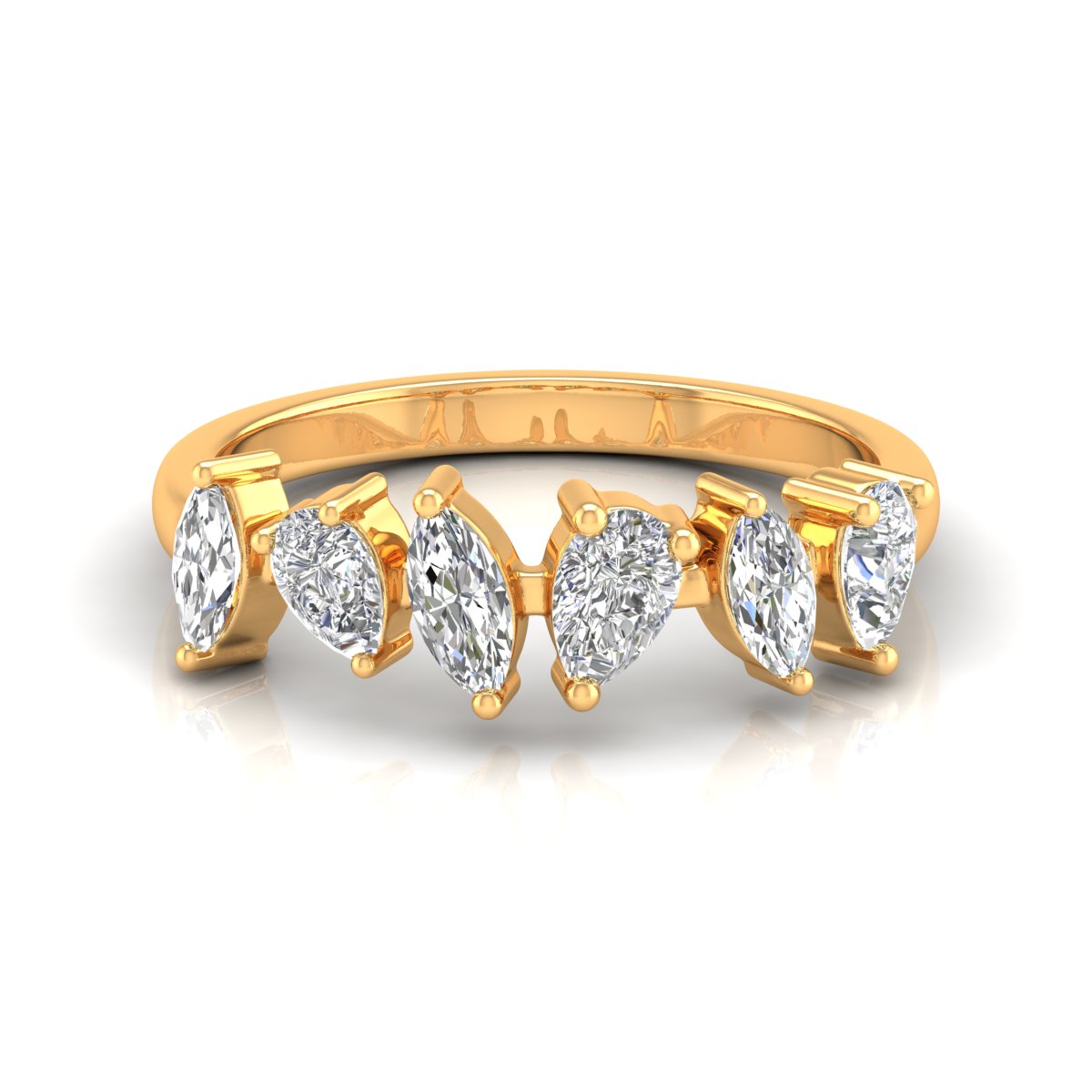 Fancy Marquise & Pear Diamonds Ring