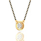 Circle Diamond Mangalsutra Pendant