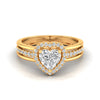 Adore 1 Carat Centre Heart Diamond Ring