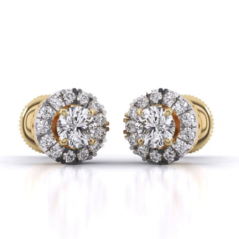 Buy Minimal Diamond Stud Earring from Ivana Jewels Best lab grown diamond jewellery brand