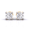 80 Pointers Round Cut Diamonds Statement Studs