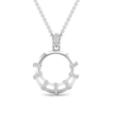 Buy Circled Out Diamond Pendant Online from Ivana Jewels Best lab grown diamond jewellery brand