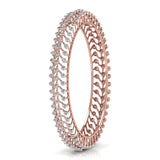 Ivana Jewels Bangle 5.09 Carat Round Diamonds Bangle