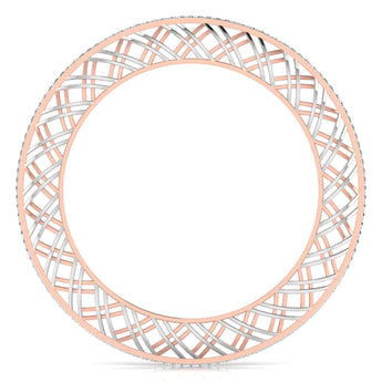 Ivana Jewels Bangle Contemporary Crosshatch Bangle
